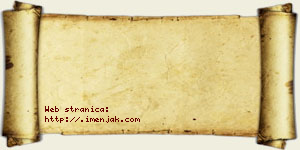 Anđela Ađanski vizit kartica